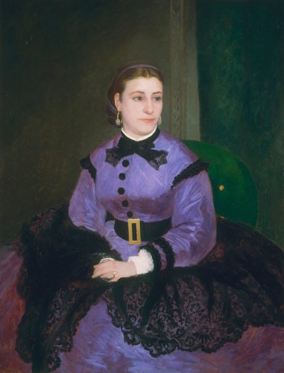 Portrait of Mademoiselle Sicot by Pierre Auguste Renoir